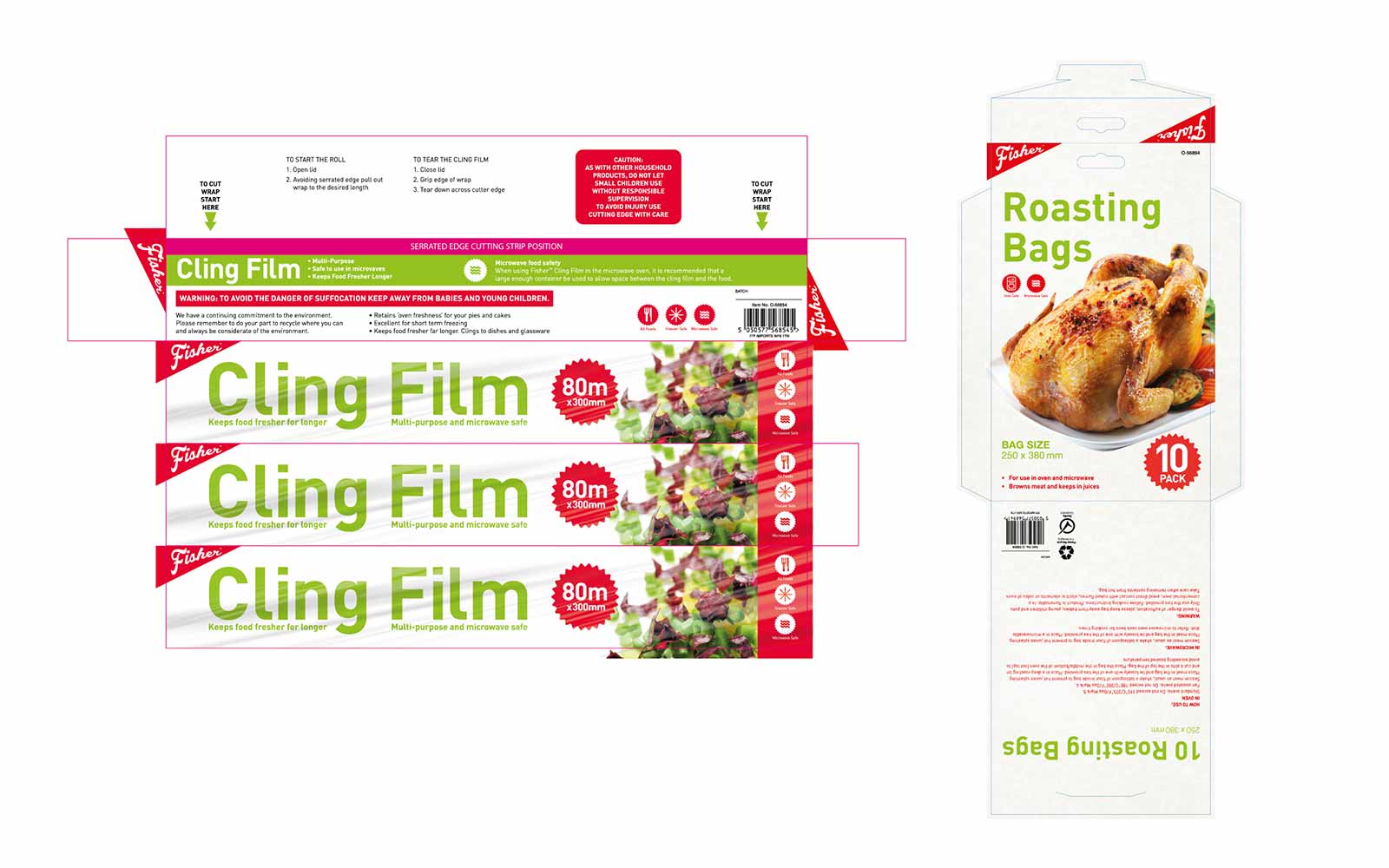 Creative 23 FMCG Fisher Cling Film Packaging