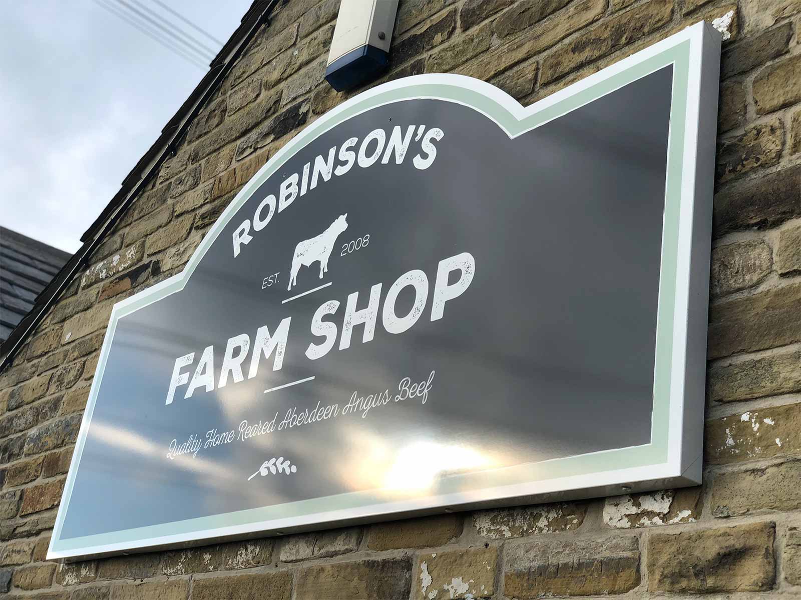 Creative 23 Robinson's Farm Shop Signage